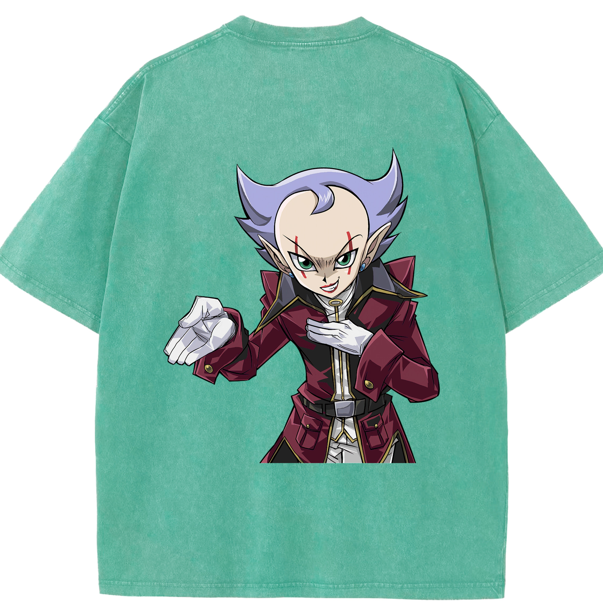 （画像用） 遊☆戯☆王 Yu-Gi-Oh! 綿100% ヴィンテージ風 半袖Tシャツ（背面プリント）